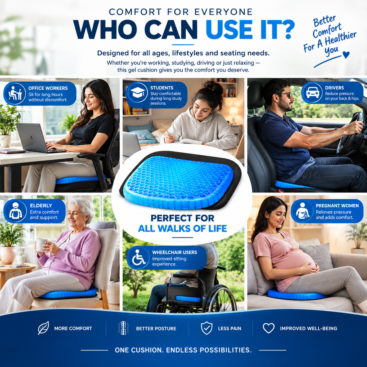 Gel Seat Cushion